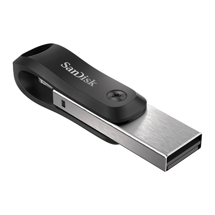 

Накопитель USB 3.0 64GB SanDisk iXpand Go SDIX60N-064G-GN6NN черный/серебристый, iXpand Go