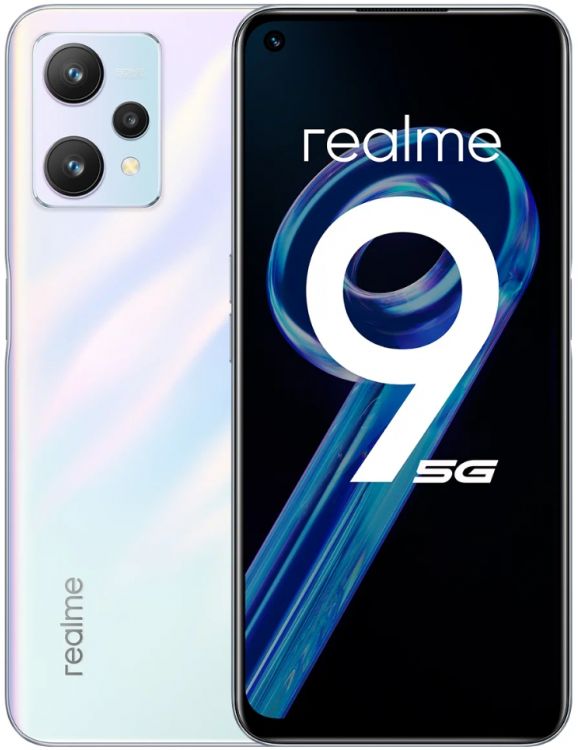 

Смартфон Realme 9 5G 4/64GB белый, 9 5G 4/64GB