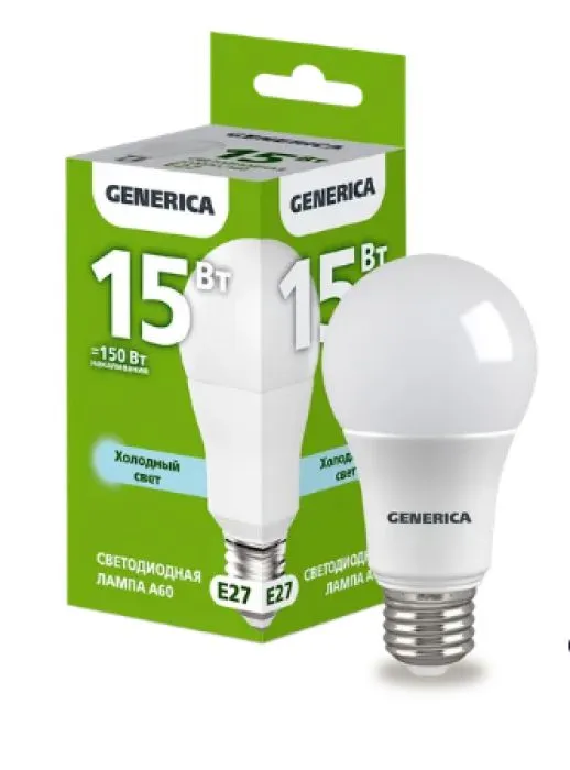 GENERICA LL-A60-15-230-65-E27-G