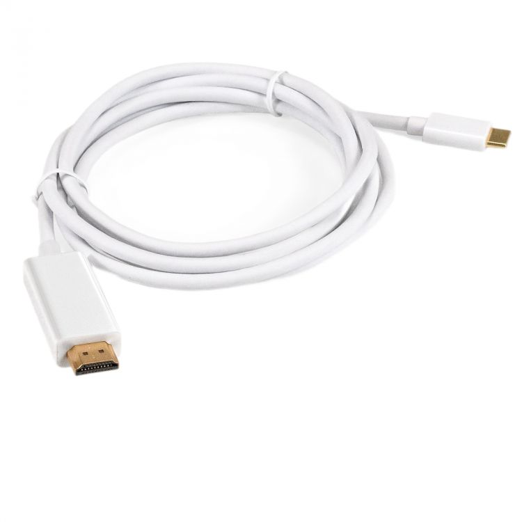 

Кабель-адаптер Exegate EX-CM-HDMI2M-0.1 EX294722RUS (USB Type C/19M, 4K/120HZ, 8K/30Hz, 1,8м), EX-CM-HDMI2M-0.1