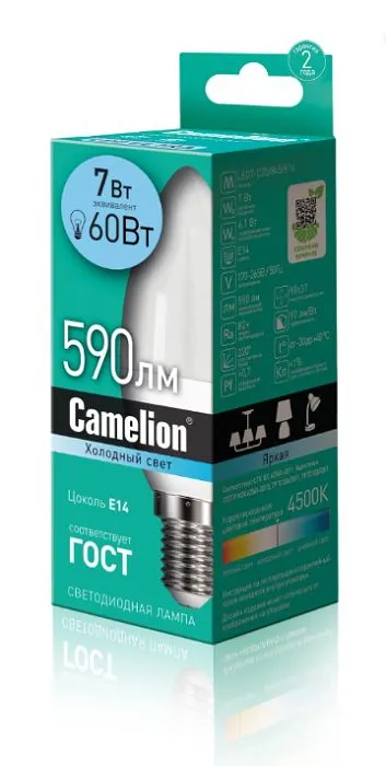 Camelion LED7-C35/845/E14