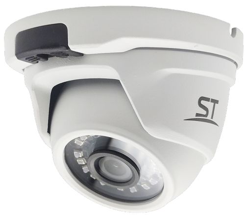 Видеокамера IP Space Technology ST-S2543 POE (2,8mm) 2MP (1920*1080), уличная купольная с ИК подсвет