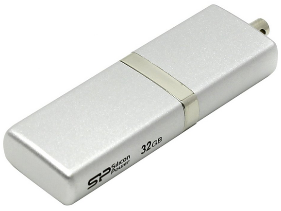 

Накопитель USB 2.0 32GB Silicon Power Luxmini 710 SP032GBUF2710V1S серебристый, Luxmini 710