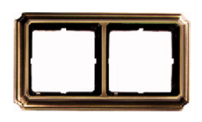 

Рамка Schneider Electric MTN483243 Merten SD Antik 2-ая, металл, IP20 (античная латунь), MTN483243