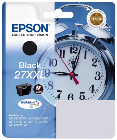 

Картридж Epson C13T27914022 для WF7110/7610 экстраповышенной XXL емкости черный, C13T27914022