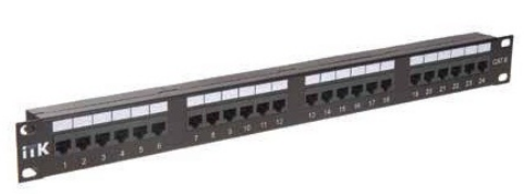 

Патч-панель 19, 24xRJ45, UTP, Кат. 6 ITK PP24-1UC6U-D05 19", 1U, Cat 6, 24 порта RJ45 (8p8c), неэкранированная, Dual IDC (110/KRONE), PP24-1UC6U-D05