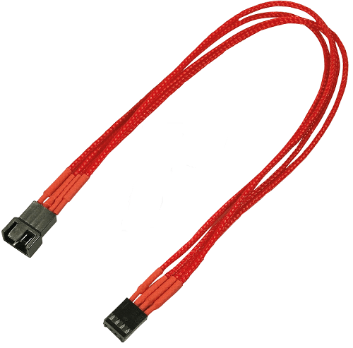 

Удлинитель Nanoxia NXPWV3ER 4-pin PWM, 30см, индивидуальная оплетка, красный, NXPWV3ER