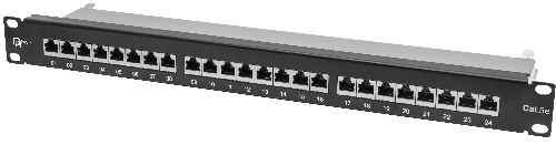 

Патч-панель SNR SNR-SD-1U24-6-H 19", 1U, Cat 6, 24 порта RJ45 (8p8c), экранированная, Dual IDC (110/KRONE), SNR-SD-1U24-6-H