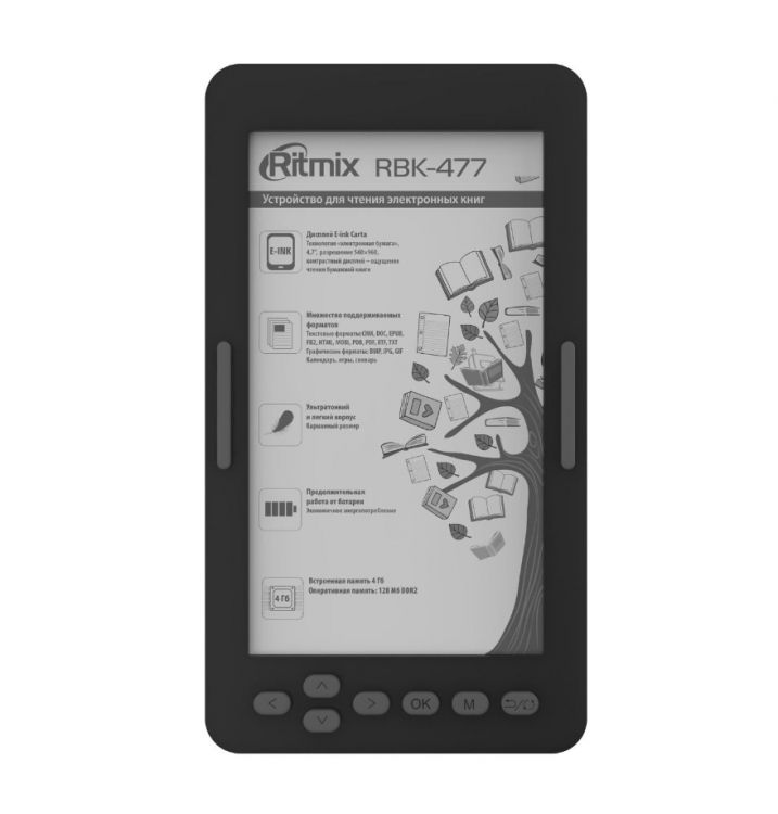 Электронная книга Ritmix RBK-477