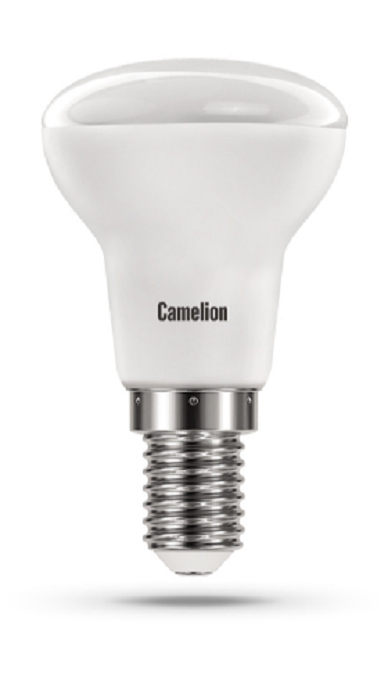 

Лампа светодиодная Camelion LED6-R50/830/E14 6Вт/60Вт, E14, 170-265В, 3000К, 455лм, рефлектор (11658), LED6-R50/830/E14