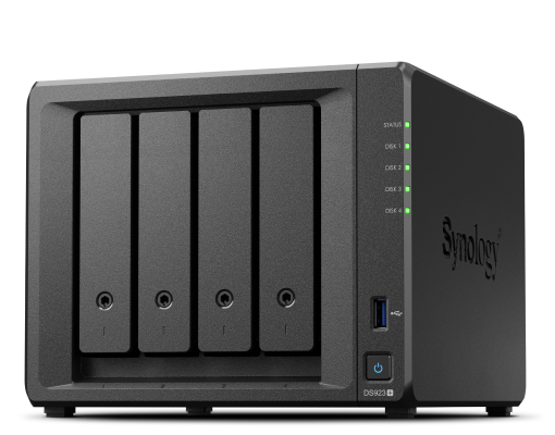 

Сетевой накопитель Synology DiskStation DS923+ 4x3.5”/2.5" SATA, 2xNVMe, 2xUSB3.2Gen1, 1xeSATA, 2xUTP Gigabit, без HDD, DiskStation DS923+