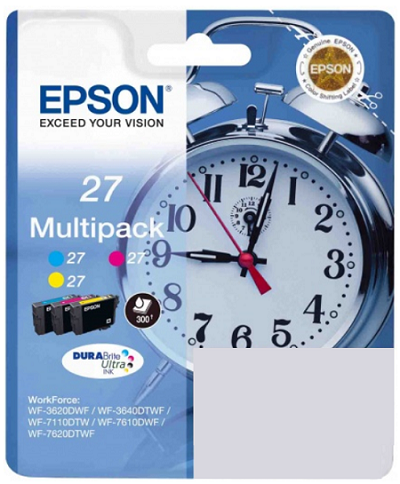 

Набор картриджей Epson C13T27054022 для WF7110/7610 (голубой, пурпурный,желтый), C13T27054022