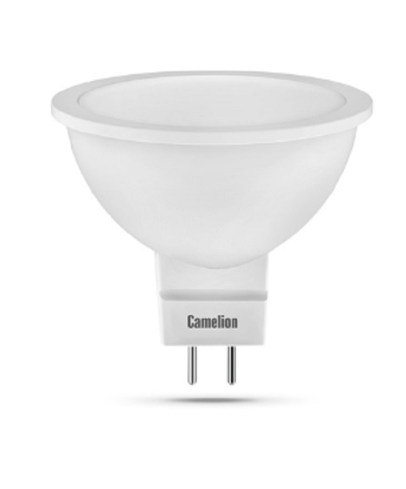 

Лампа светодиодная Camelion LED5-S108/830/GU5.3 5Вт/45Вт, GU5.3, 170-265В, 3000К, 370лм, рефлектор (12041), LED5-S108/830/GU5.3