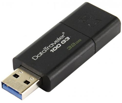 

Накопитель USB 3.0 32GB Kingston DataTraveler 100 G3, DataTraveler 100 G3