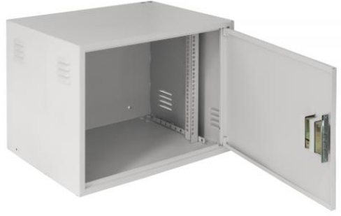 Шкаф антивандальный Netlan EC-WS-096045-GY настенный, 9U, Ш600хВ470хГ450мм, серый шкаф настенный серии pro 9u 600x450 стеклянная дверь twt cbwpg 9u 6x4 gy