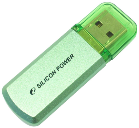 

Накопитель USB 2.0 32GB Silicon Power Helios 101 SP032GBUF2101V1N зеленый, Helios 101