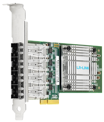 

Сетевой адаптер LR-LINK LRES2028PF-4SFP PCIe x4 Quad-port 1G SFP Ethernet Network Adapter (Net-swift 1860), LRES2028PF-4SFP