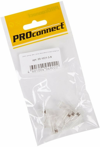 

Коннектор PROconnect 05-1021-3-9 RJ-45(8P8C) под витую пару, UTP, категория 5e (15 µ"/ 15 микродюймов), пакет, 5шт, 05-1021-3-9