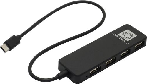 Концентратор USB 2.0 5bites HB24C-210BK