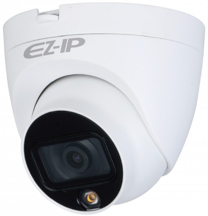 Видеокамера EZ-IP EZ-HAC-T6B20P-LED-0280B 1/2.8 2Мп КМОП, 25к/с при 1080P, 25к/с при 720P, 2.8мм объектив, Full Color, 20м LED, ICR, OSD, 4в1(CVI/TVI