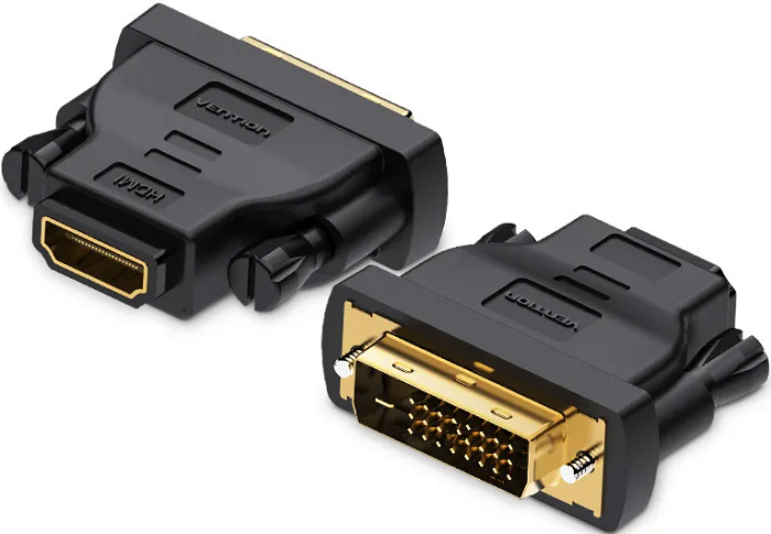 

Адаптер Vention ECDB0 DVI 24+1 M/ HDMI 19F, ECDB0