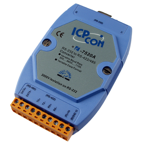 

Преобразователь ICP DAS I-7520A CR RS-232 to RS-422 / RS-485 converter, I-7520A CR