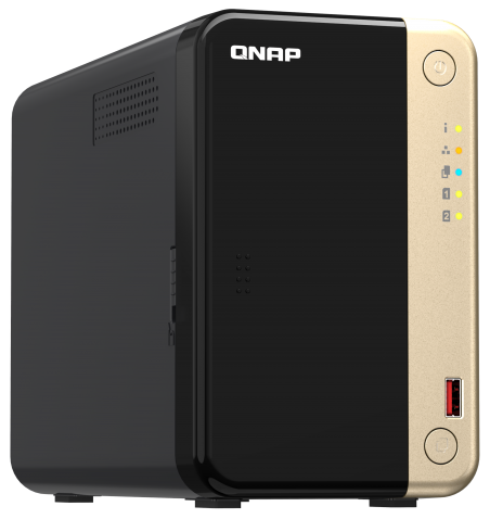 

Сетевой RAID-накопитель QNAP TS-264-8G 2 отсека 3,5"/2,5", 2 порта 2,5 GbE BASE-T, HDMI-порт, 2 слота M.2 2280 NVMe SSD, Intel Celeron N5095 2,0 ГГц, TS-264-8G