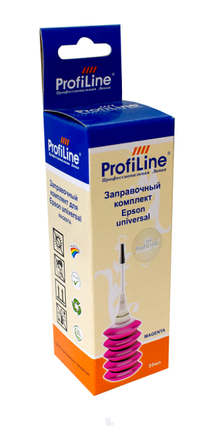 

Чернила ProfiLine PL_INK_U_E_M_1*30ml для принтеров Epson универсальные Magenta 1*30 мл водн, PL_INK_U_E_M_1*30ml