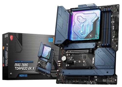 Материнская плата ATX MSI MAG Z690 TORPEDO EK X (LGA1700, Z690, 4*DDR5 (6400), 6*SATA 6G RAID, 4*M.2