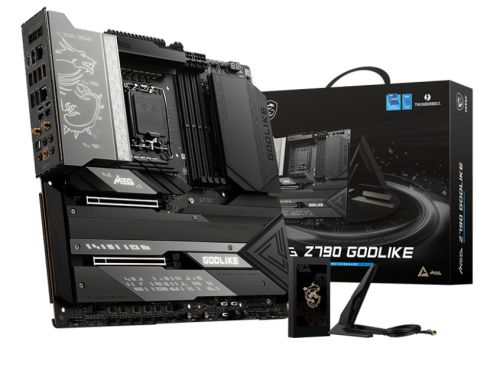 Материнская плата E-ATX MSI MEG Z790 GODLIKE (LGA1700, Z790, 4*DDR5 (7800), 6*SATA 6G RAID, 7*M.2, 2