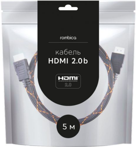 Кабель интерфейсный HDMI-HDMI Rombica DIGITAL ZX50B CB-ZX50B - фото 3